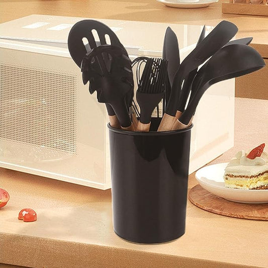 12 Pcs Silicone Cooking Utensils Set for Kitchen - Non Stick 🥄