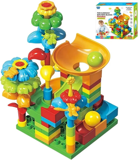 Fun Slideway Building Blocks – Creative Construction Set for Kids