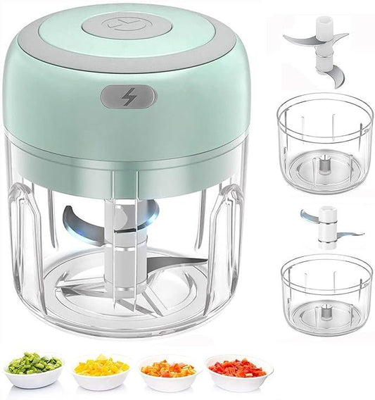 Mini Electric Food Chopper – Cordless Vegetable, Garlic & Meat Chopper