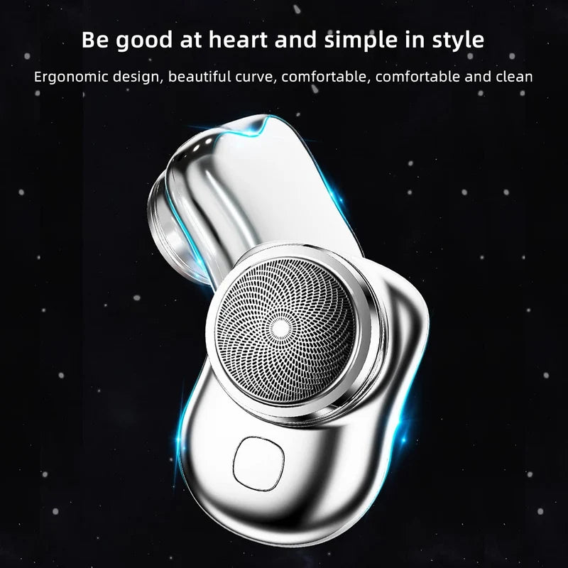 Mini Pocket Men’s Shaver – Portable Electric Razor for Travel & Daily Grooming