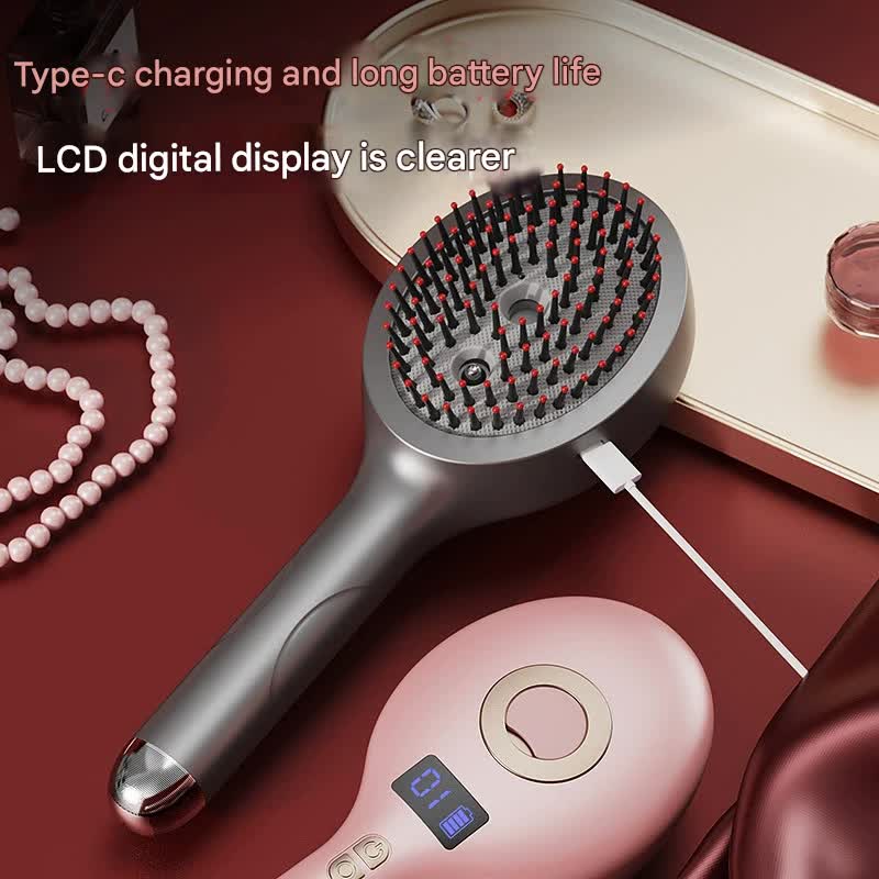 Electric Massage Spray | 2-in-1 Scalp Massager & Hair Mist Comb