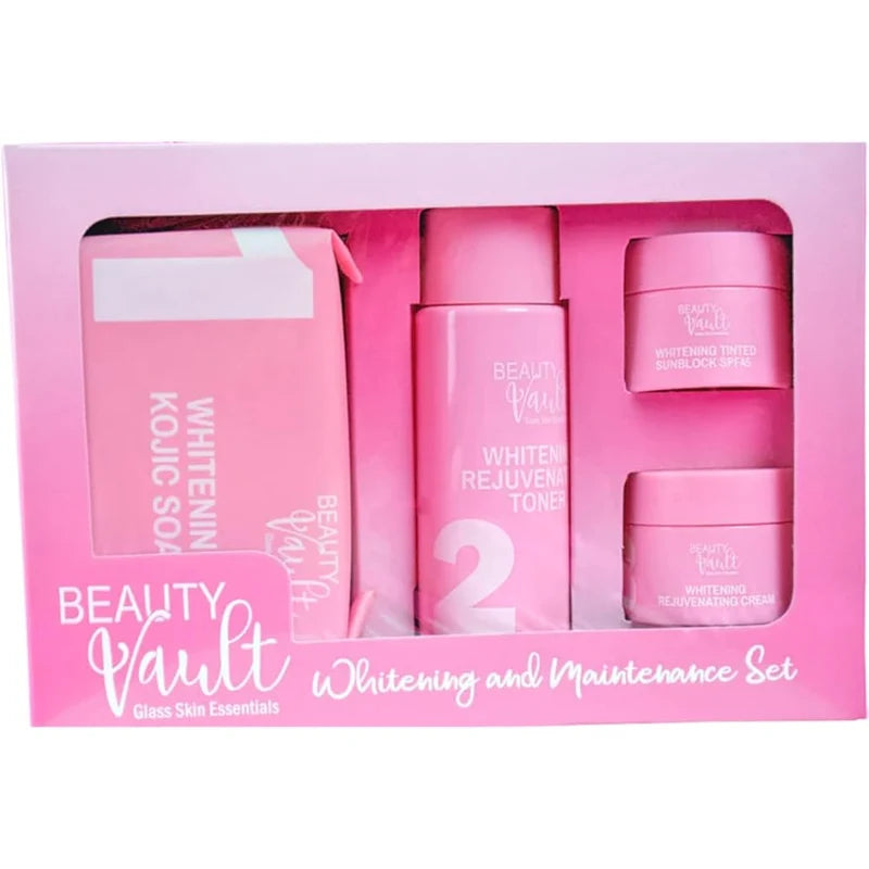 **Beauty Vault Whitening & Maintenance Set – Complete Beauty Care Kit for Brightening & Daily Maintenance**