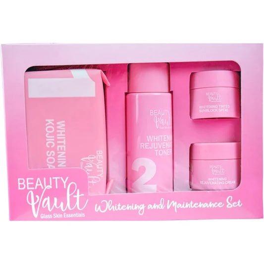 **Beauty Vault Whitening & Maintenance Set – Complete Beauty Care Kit for Brightening & Daily Maintenance**