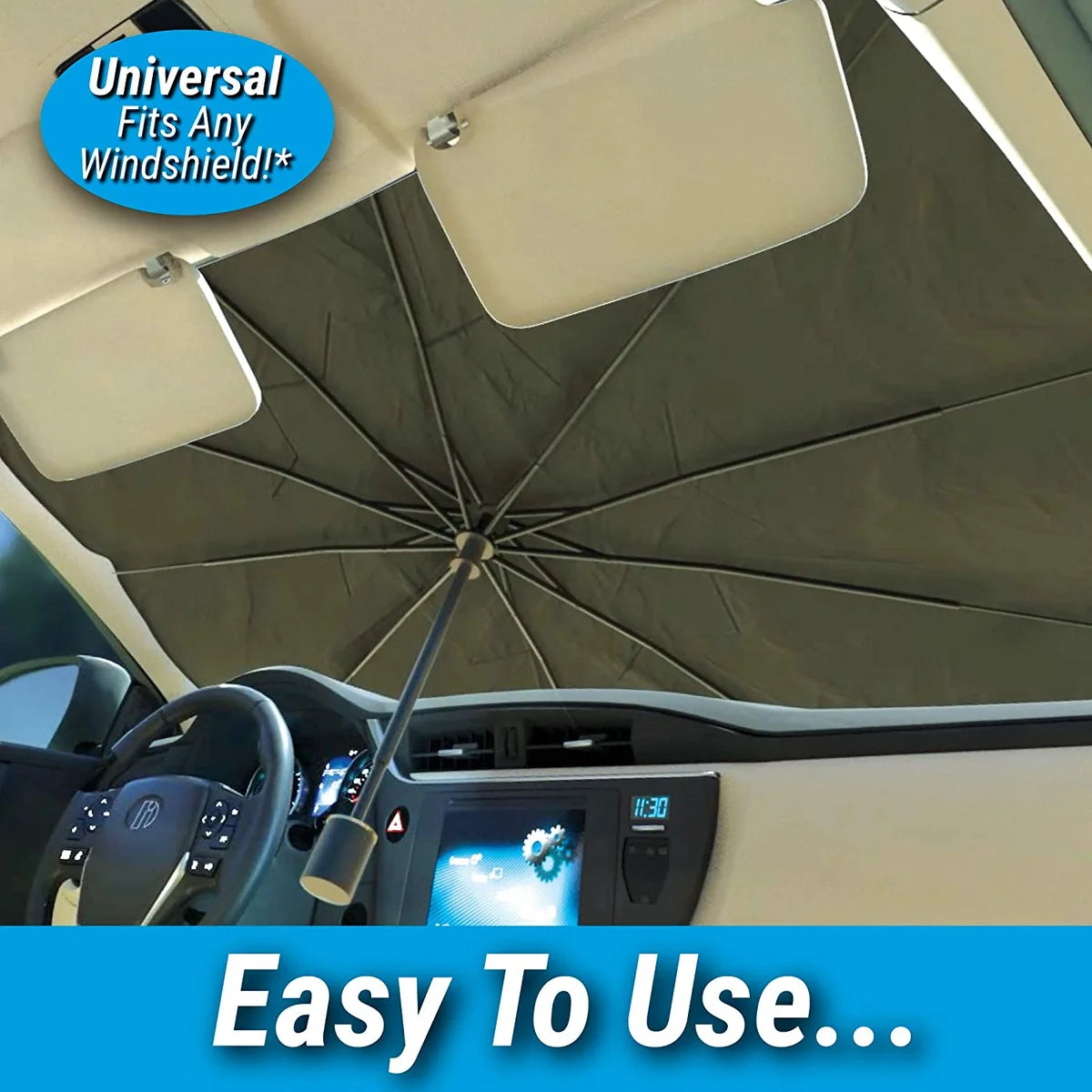 Car Windshield Sun Shade – Foldable UV Protection & Heat Insulation Cover