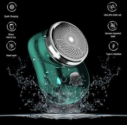Mini Pocket Men’s Shaver – Portable Electric Razor for Travel & Daily Grooming