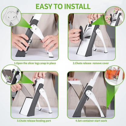 Vegetable Chopper Manual - Kitchen Cutter for Vegetables