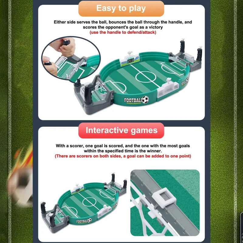 Mini Football Table Game for Kids - Tabletop Foosball Game ⚽