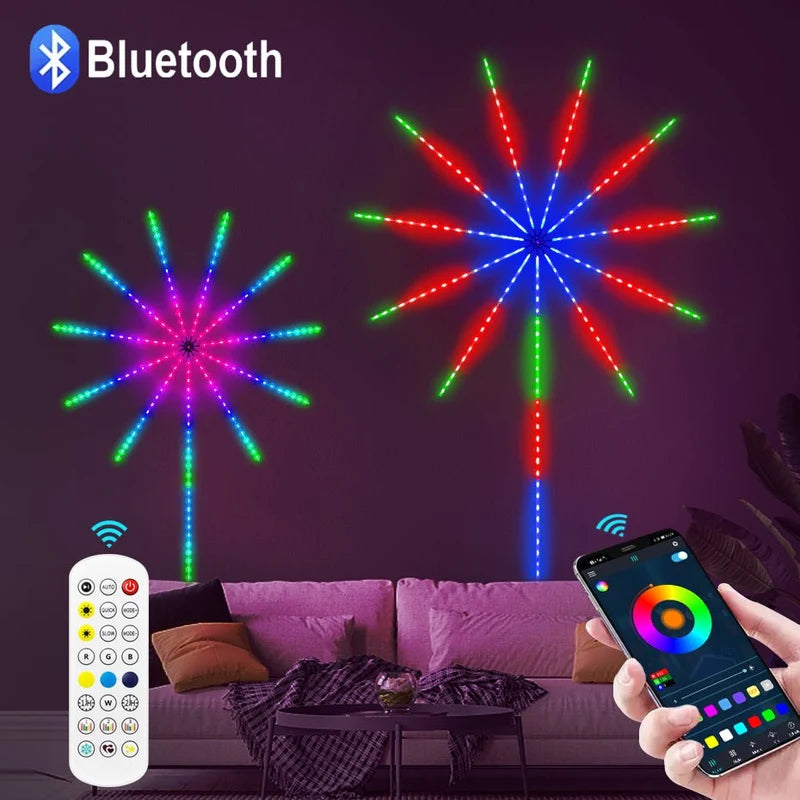 Firework LED Strip Lights - Smart LED Lights for Home Decor 🎆