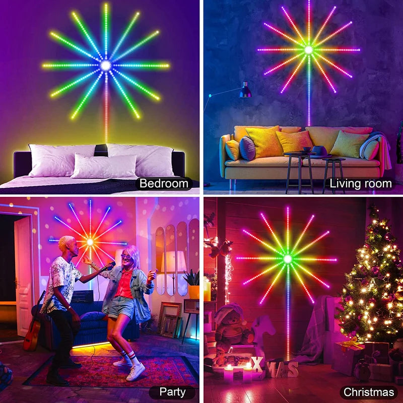 Firework LED Strip Lights - Smart LED Lights for Home Decor 🎆