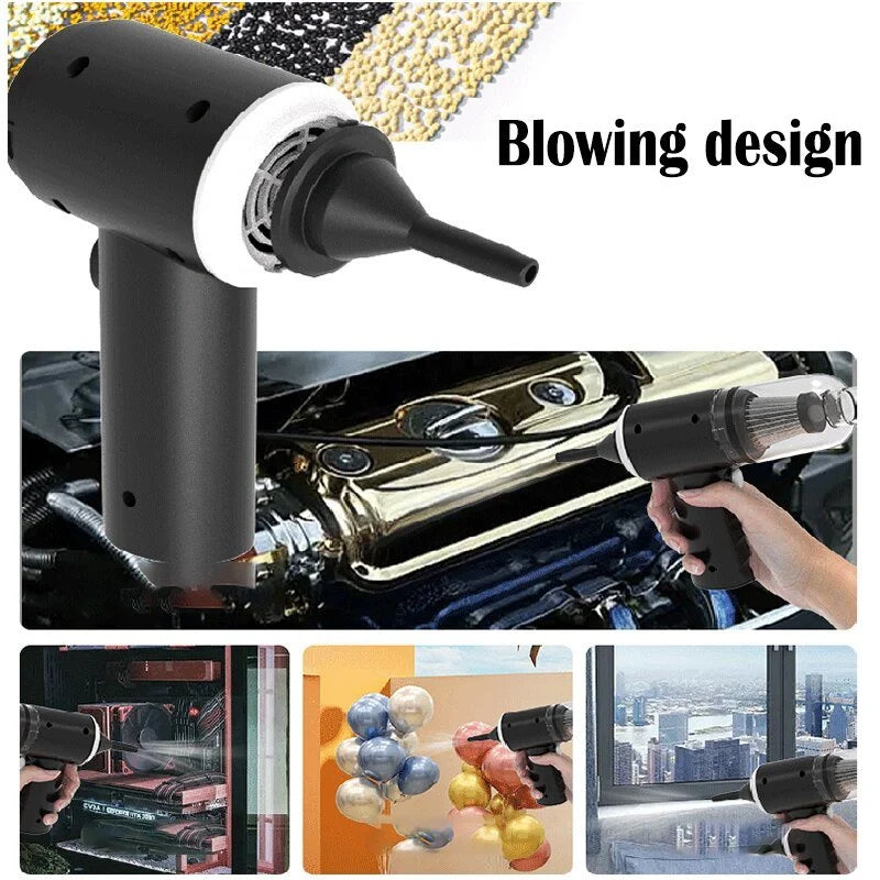 Smart Mini Vacuum & Blower - Cleans Your Car In 2 Minutes 🚗