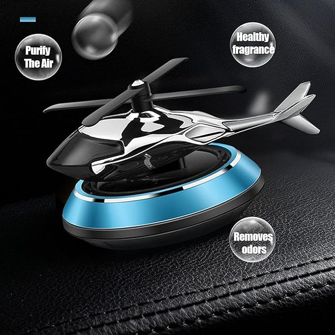 ☀️ Solar Car Air Freshener – Rotating Aromatherapy Fragrance Diffuser