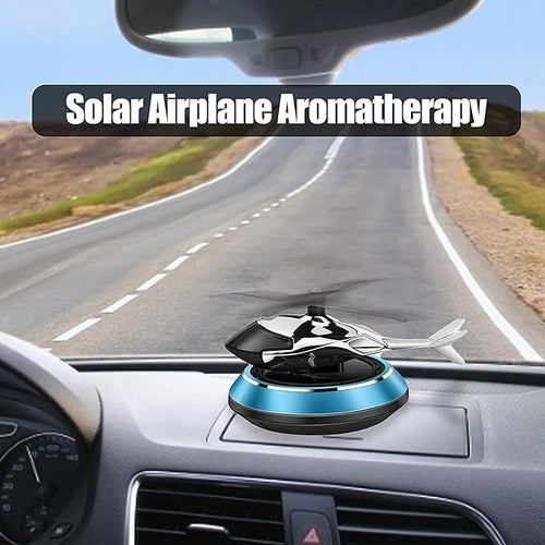 ☀️ Solar Car Air Freshener – Rotating Aromatherapy Fragrance Diffuser